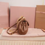 Miu Miu Matelassé Nappa Leather Shoulder Bag