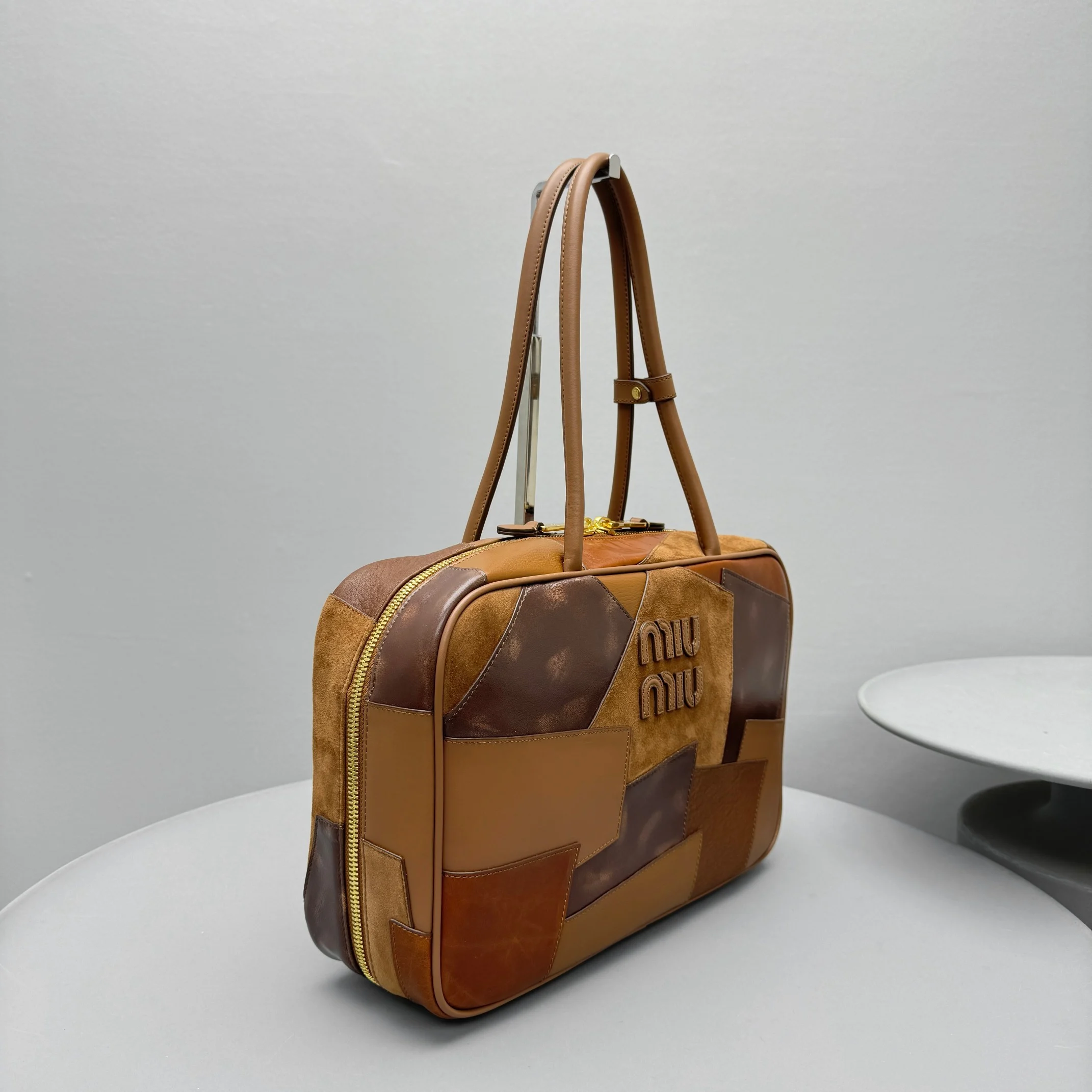 Miu Miu Leather Patchwork Beau Bag