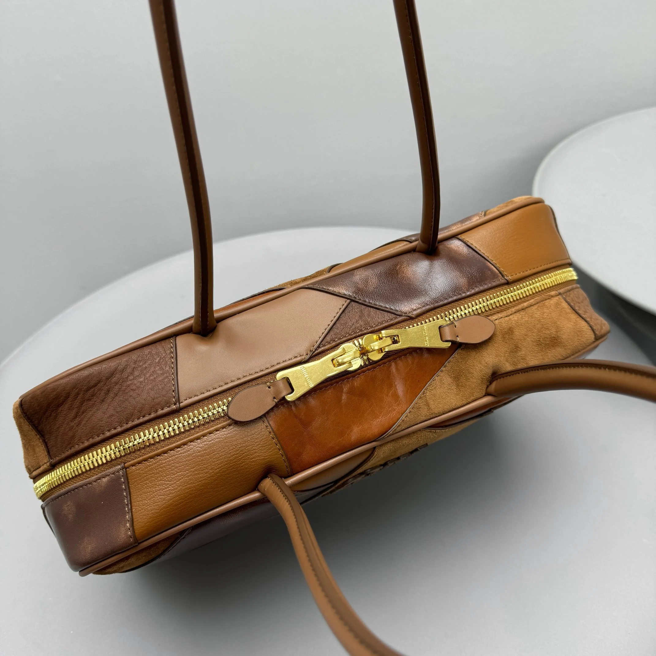 Miu Miu Leather Patchwork Beau Bag