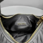 Miu Miu Wander Matelassé Nappa Leather Hobo Bag