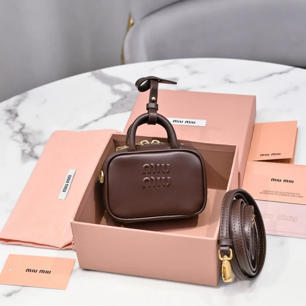 Miu Miu Beau Leather Micro Bag