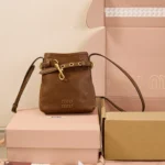 Miu Miu Nappa Leather Pouch